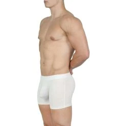 Obviously EliteMan Boxer Brief 3inch Leg - White -Bown Of London shop obviously eliteman boxer brief 3inch leg white 31957877