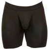 Obviously EliteMan Boxer Brief 6inch Leg - Black -Bown Of London shop obviously eliteman boxer brief 6inch leg black 31762891
