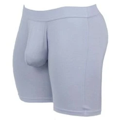 Obviously EliteMan Boxer Brief 6inch Leg - Ice Blue -Bown Of London shop obviously eliteman boxer brief 6inch leg ice blue 31762903