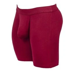 Obviously EliteMan Boxer Brief 6inch Leg - Maroon Red -Bown Of London shop obviously eliteman boxer brief 6inch leg maroon red 31957886