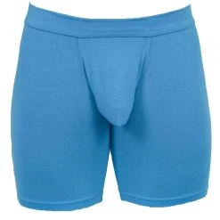 Obviously EliteMan Boxer Brief 6inch Leg - Maui Blue