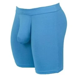 Obviously EliteMan Boxer Brief 6inch Leg - Maui Blue -Bown Of London shop obviously eliteman boxer brief 6inch leg maui blue 31957892