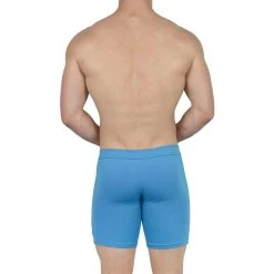 Obviously EliteMan Boxer Brief 6inch Leg - Maui Blue -Bown Of London shop obviously eliteman boxer brief 6inch leg maui blue 31957894