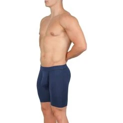 Obviously EliteMan Boxer Brief 6inch Leg - Navy -Bown Of London shop obviously eliteman boxer brief 6inch leg navy 31762917