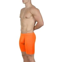 Obviously EliteMan Boxer Brief 6inch Leg - Orange -Bown Of London shop obviously eliteman boxer brief 6inch leg orange 31957907