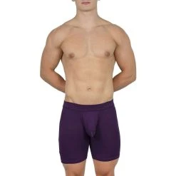 Obviously EliteMan Boxer Brief 6inch Leg - Purple 11 Obviously EliteMan Boxer Brief 6inch Leg - Purple -Bown Of London shop obviously eliteman boxer brief 6inch leg purple 31957911