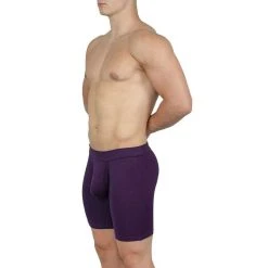 Obviously EliteMan Boxer Brief 6inch Leg - Purple 13 Obviously EliteMan Boxer Brief 6inch Leg - Purple -Bown Of London shop obviously eliteman boxer brief 6inch leg purple 31957913