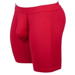 Obviously EliteMan Boxer Brief 6inch Leg - Red -Bown Of London shop obviously eliteman boxer brief 6inch leg red 31762923