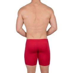 Obviously EliteMan Boxer Brief 6inch Leg - Red -Bown Of London shop obviously eliteman boxer brief 6inch leg red 31762927