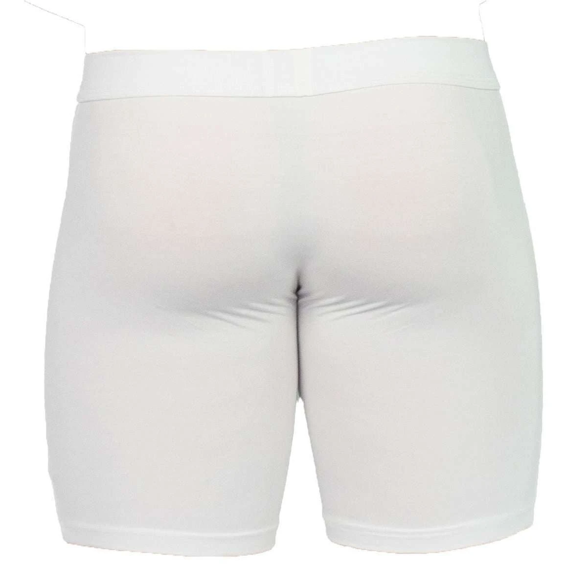 Obviously EliteMan Boxer Brief 6inch Leg - White 4 Obviously EliteMan Boxer Brief 6inch Leg - White - Image 2