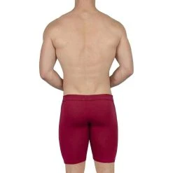 Obviously EliteMan Boxer Brief 9inch Leg - Maroon Red -Bown Of London shop obviously eliteman boxer brief 9inch leg maroon red 31957930