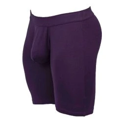 Obviously EliteMan Boxer Brief 9inch Leg - Purple -Bown Of London shop obviously eliteman boxer brief 9inch leg purple 31957952