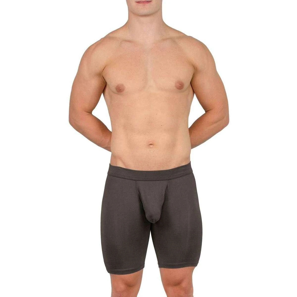 Obviously EliteMan Boxer Brief 9inch Leg - Titanium Grey 6 Obviously EliteMan Boxer Brief 9inch Leg - Titanium Grey - Image 4