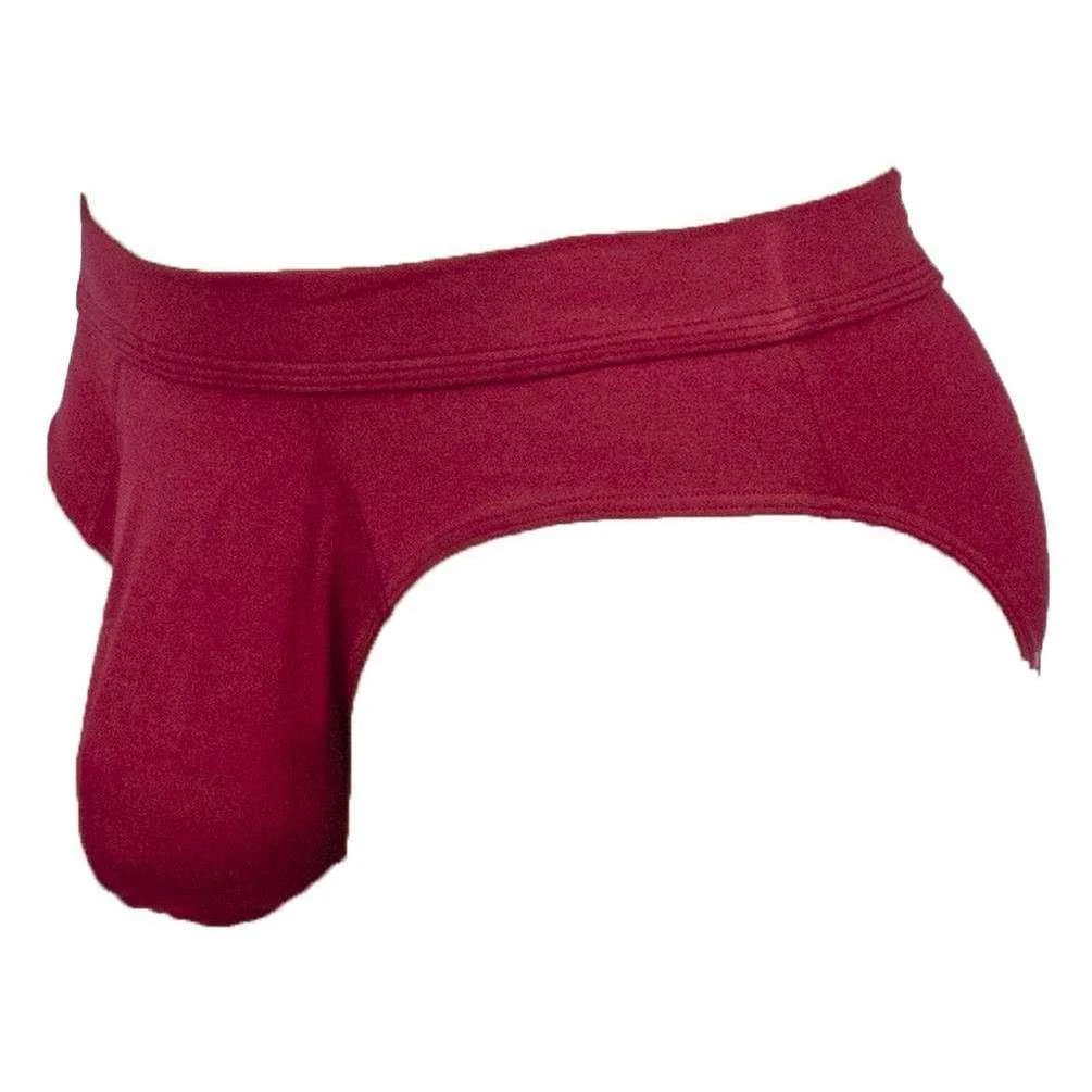 Obviously EliteMan Brief - Maroon Red 5 Obviously EliteMan Brief - Maroon Red - Image 3