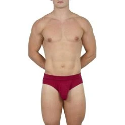 Obviously EliteMan Brief - Maroon Red 11 Obviously EliteMan Brief - Maroon Red -Bown Of London shop obviously eliteman brief maroon red 31957971