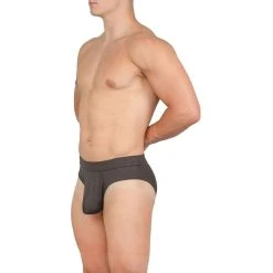 Obviously EliteMan Brief - Titanium Grey -Bown Of London shop obviously eliteman brief titanium grey 31763035