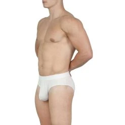 Obviously EliteMan Brief - White -Bown Of London shop obviously eliteman brief white 31958002