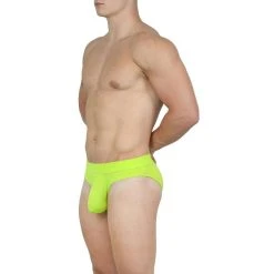 Obviously EliteMan Hipster Brief - Lime -Bown Of London shop obviously eliteman hipster brief lime 31958008