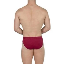 Obviously EliteMan Hipster Brief - Maroon Red -Bown Of London shop obviously eliteman hipster brief maroon red 31958013