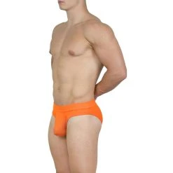 Obviously EliteMan Hipster Brief - Orange -Bown Of London shop obviously eliteman hipster brief orange 31958032