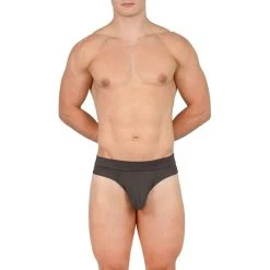 Obviously EliteMan Hipster Brief - Titanium Grey 11 Obviously EliteMan Hipster Brief - Titanium Grey -Bown Of London shop obviously eliteman hipster brief titanium grey 31763084