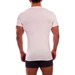 Obviously Essence Crew Neck Short Sleeve Undershirt - White -Bown Of London shop obviously essence crew neck short sleeve undershirt white 31036163