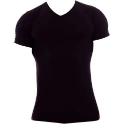 Obviously Essence V-Neck Short Sleeve Undershirt - Black