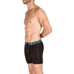 Obviously Everyman AnatoMAX Boxer Breif 6inch Leg - Black -Bown Of London shop obviously everyman anatomax boxer breif 6inch leg black 31036221
