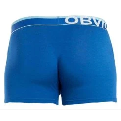 Obviously EveryMan AnatoMAX Boxer Brief 3inch Leg - Blue -Bown Of London shop obviously everyman anatomax boxer brief 3inch leg blue 31036240