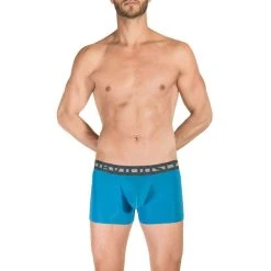 Obviously EveryMan AnatoMAX Boxer Brief 3inch Leg - Bondi Blue -Bown Of London shop obviously everyman anatomax boxer brief 3inch leg bondi blue 31036248