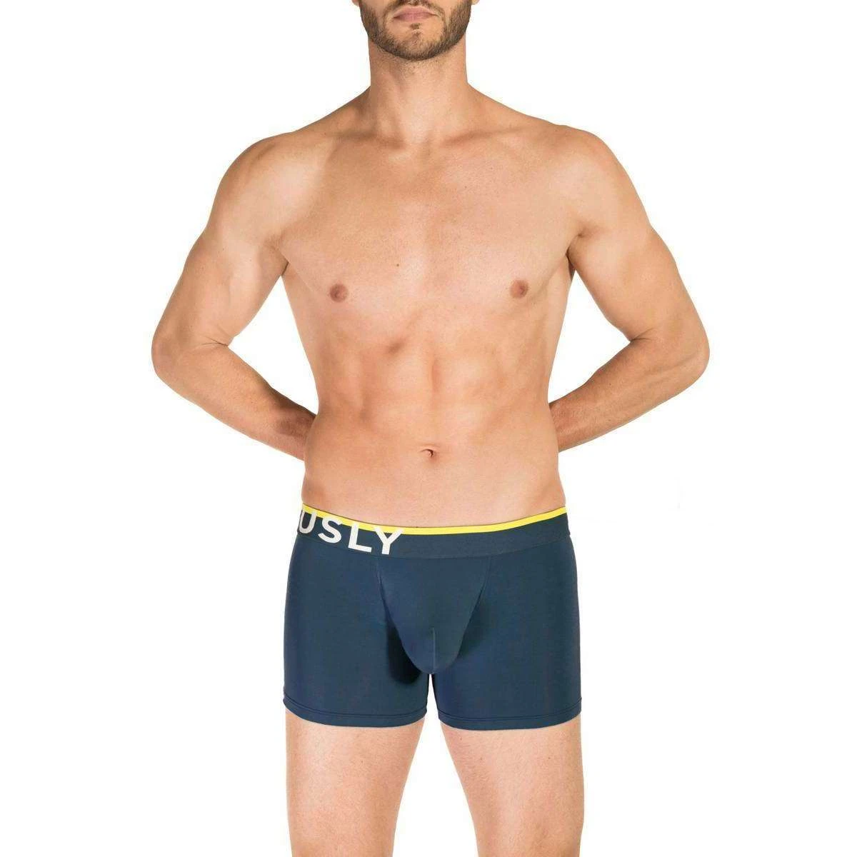 Obviously EveryMan AnatoMAX Boxer Brief 3inch Leg - Nautical Navy 6 Obviously EveryMan AnatoMAX Boxer Brief 3inch Leg - Nautical Navy - Image 4