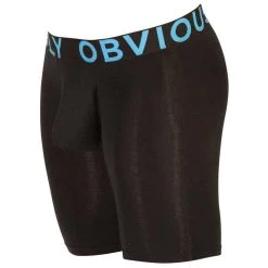 Obviously EveryMan AnatoMAX Boxer Brief 9inch Leg - Black -Bown Of London shop obviously everyman anatomax boxer brief 9inch leg black 31036298