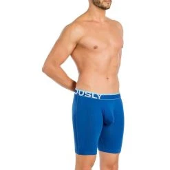 Obviously EveryMan AnatoMAX Boxer Brief 9inch Leg - Blue 13 Obviously EveryMan AnatoMAX Boxer Brief 9inch Leg - Blue -Bown Of London shop obviously everyman anatomax boxer brief 9inch leg blue 31036306