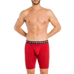 Obviously EveryMan AnatoMAX Boxer Brief 9inch Leg - Chilli Red 11 Obviously EveryMan AnatoMAX Boxer Brief 9inch Leg - Chilli Red -Bown Of London shop obviously everyman anatomax boxer brief 9inch leg chilli red 31036315