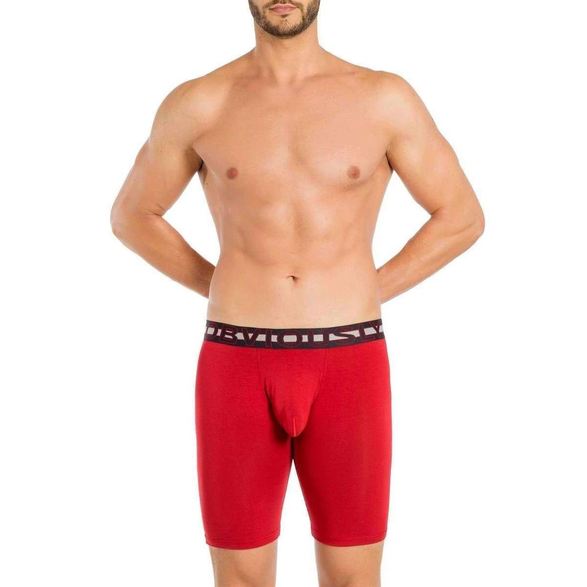 Obviously EveryMan AnatoMAX Boxer Brief 9inch Leg - Chilli Red 6 Obviously EveryMan AnatoMAX Boxer Brief 9inch Leg - Chilli Red - Image 4