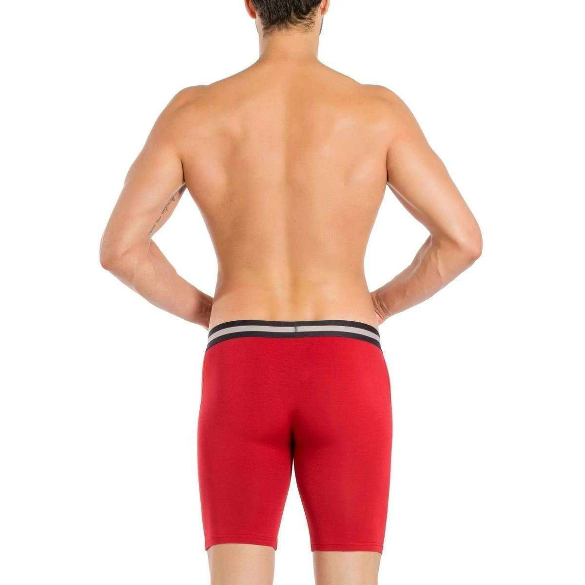Obviously EveryMan AnatoMAX Boxer Brief 9inch Leg - Chilli Red 8 Obviously EveryMan AnatoMAX Boxer Brief 9inch Leg - Chilli Red - Image 6