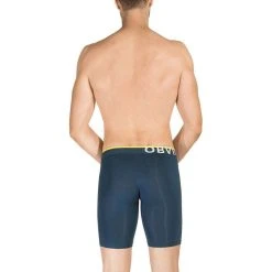 Obviously EveryMan AnatoMAX Boxer Brief 9inch Leg - Nautical Navy -Bown Of London shop obviously everyman anatomax boxer brief 9inch leg nautical navy 31036322