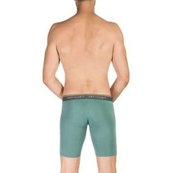 Obviously EveryMan AnatoMAX Boxer Brief 9inch Leg - Teal -Bown Of London shop obviously everyman anatomax boxer brief 9inch leg teal 31036327