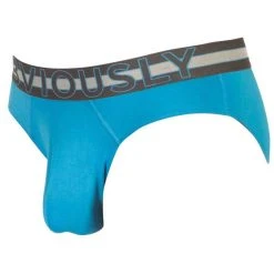 Obviously EveryMan AnatoMAX Brief - Bondi Blue -Bown Of London shop obviously everyman anatomax brief bondi blue 31036347