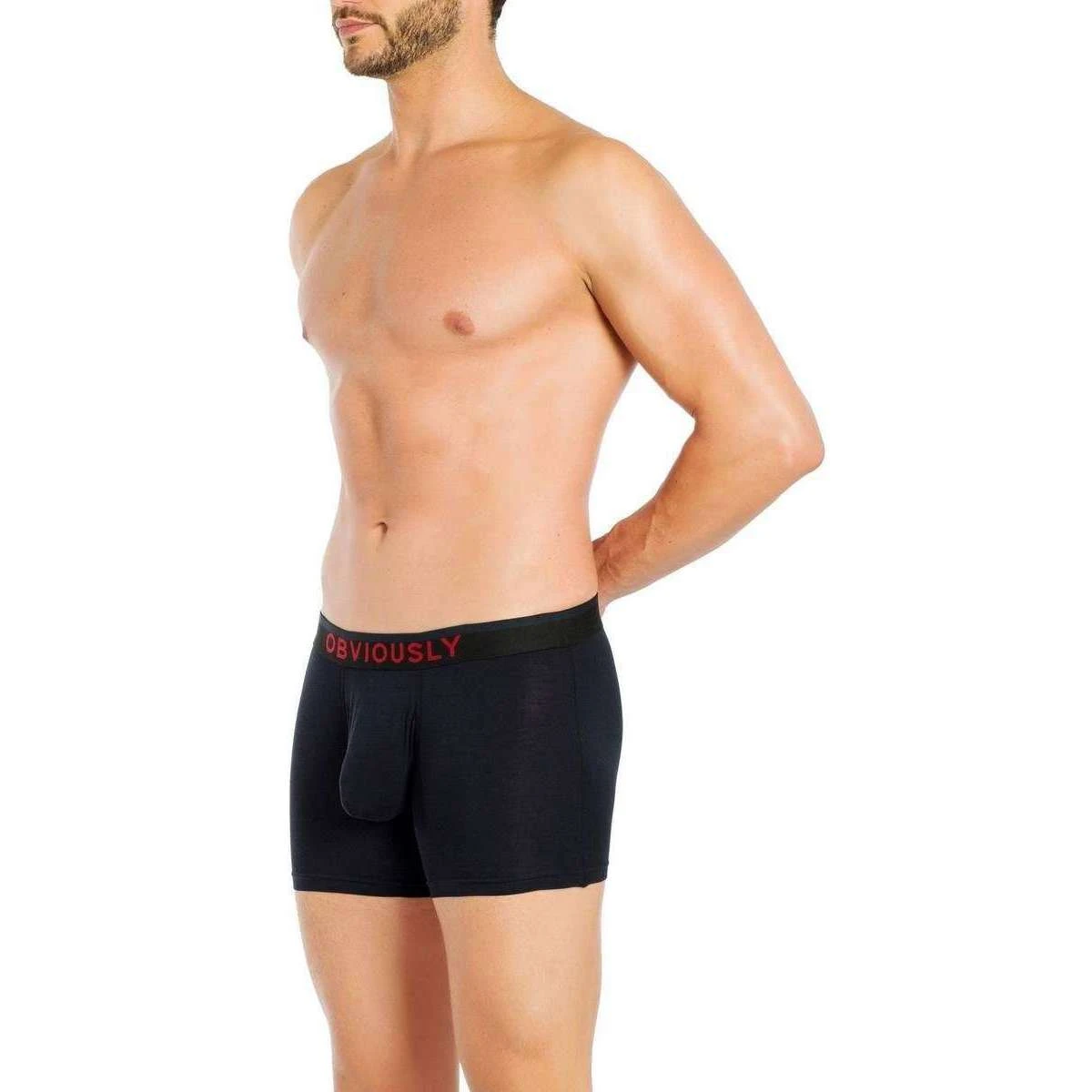 Obviously FreeMan AnatoFREE Boxer Brief 3inch Leg - Black 7 Obviously FreeMan AnatoFREE Boxer Brief 3inch Leg - Black - Image 5