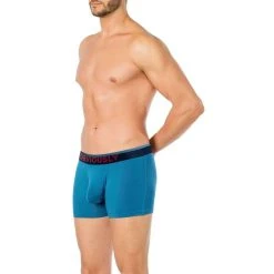 Obviously FreeMan AnatoFREE Boxer Brief 3inch Leg - Pacific Blue -Bown Of London shop obviously freeman anatofree boxer brief 3inch leg pacific blue 31036427