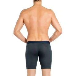 Obviously FreeMan AnatoFREE Boxer Brief 6inch Leg - Ash Grey -Bown Of London shop obviously freeman anatofree boxer brief 6inch leg ash grey 31036438