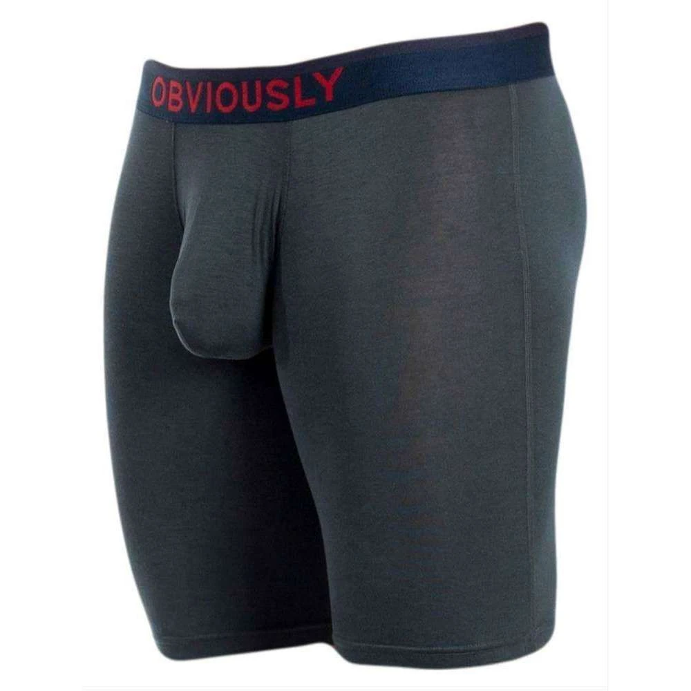 Obviously FreeMan AnatoFREE Boxer Brief 9inch Leg - Ash Grey 4 Obviously FreeMan AnatoFREE Boxer Brief 9inch Leg - Ash Grey - Image 2
