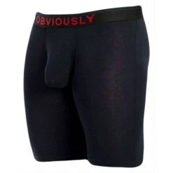 Obviously FreeMan AnatoFREE Boxer Brief 9inch Leg - Black -Bown Of London shop obviously freeman anatofree boxer brief 9inch leg black 31036465