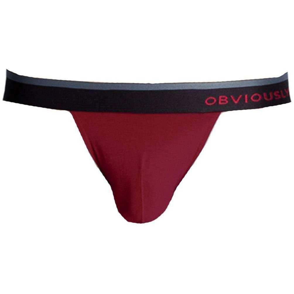 Obviously PrimeMan AnatoMAX Bikini Brief - Maroon Burgundy 3 Obviously PrimeMan AnatoMAX Bikini Brief - Maroon Burgundy