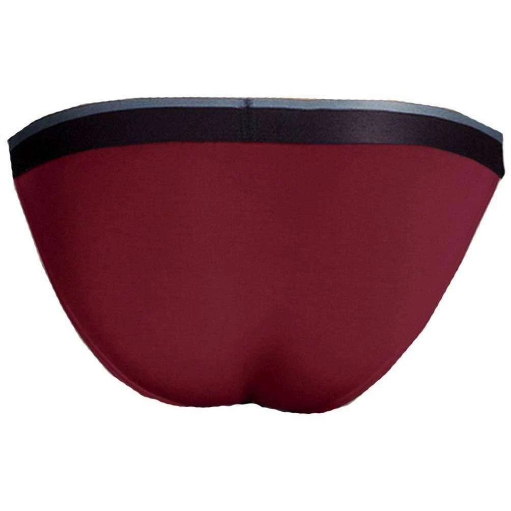 Obviously PrimeMan AnatoMAX Bikini Brief - Maroon Burgundy 4 Obviously PrimeMan AnatoMAX Bikini Brief - Maroon Burgundy - Image 2