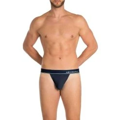 Obviously PrimeMan AnatoMAX Bikini Brief - Midnight Navy -Bown Of London shop obviously primeman anatomax bikini brief midnight navy 31036563