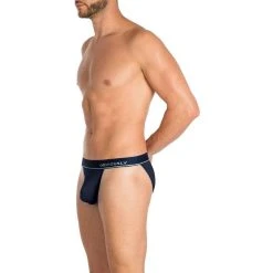 Obviously PrimeMan AnatoMAX Bikini Brief - Midnight Navy -Bown Of London shop obviously primeman anatomax bikini brief midnight navy 31036565