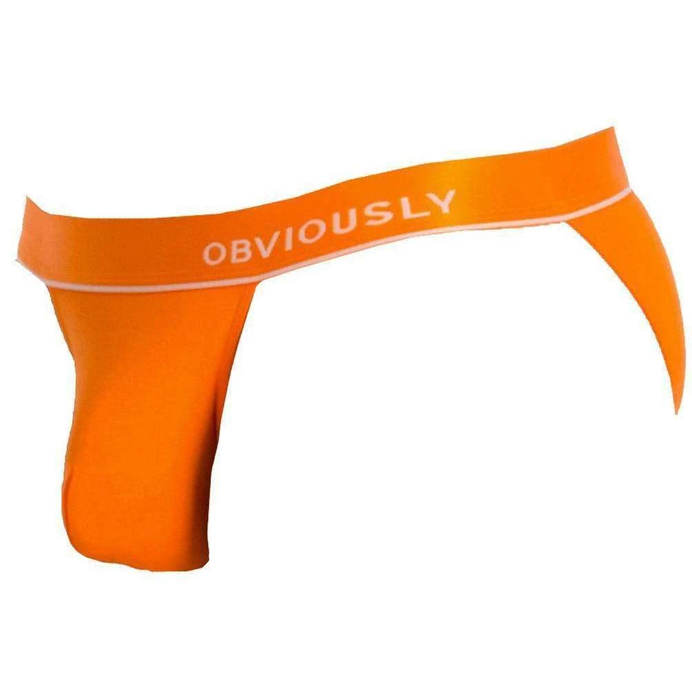 Obviously PrimeMan AnatoMAX Bikini Brief - Orange 5 Obviously PrimeMan AnatoMAX Bikini Brief - Orange - Image 3