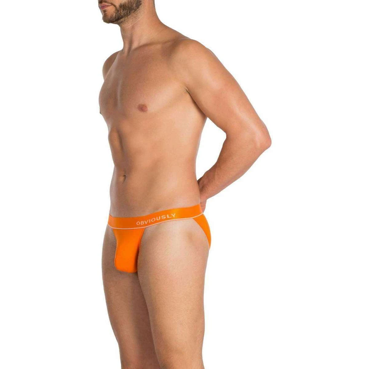 Obviously PrimeMan AnatoMAX Bikini Brief - Orange 8 Obviously PrimeMan AnatoMAX Bikini Brief - Orange - Image 6